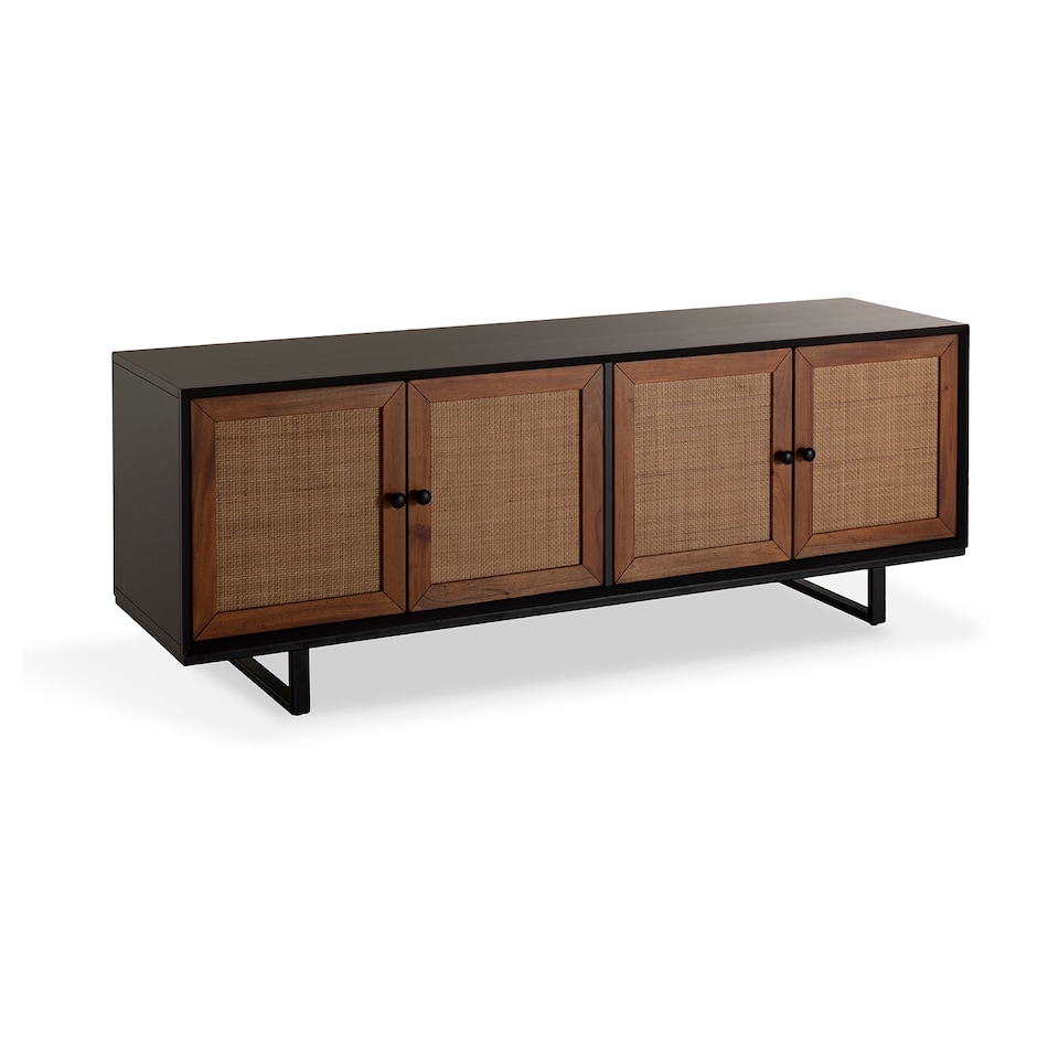 brown   black console   