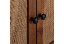 brown   black console   