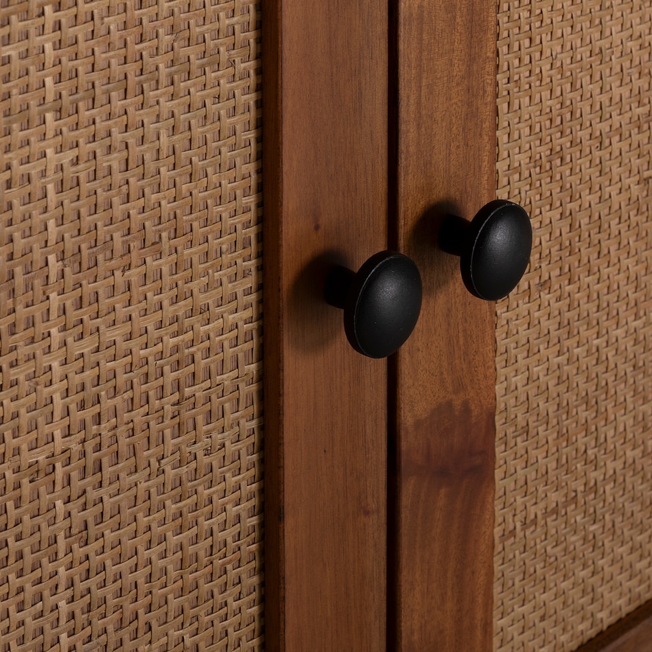 brown   black console   