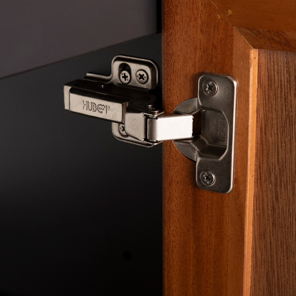 brown   black console   