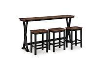 brown   black country living room tables   
