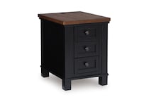 brown   black country living room tables   