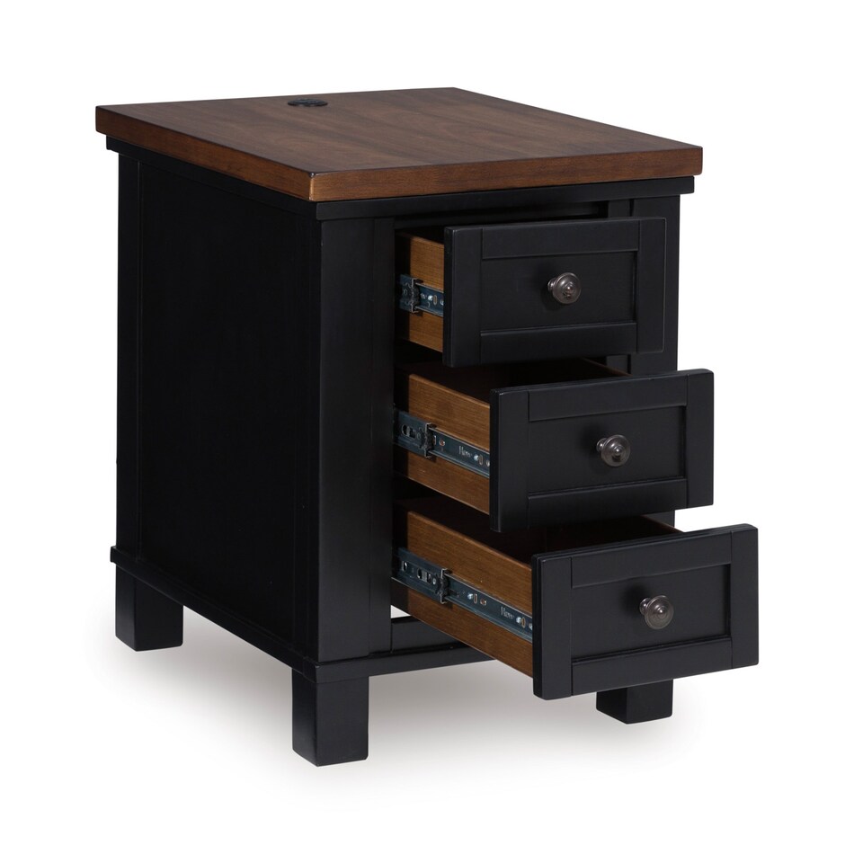 brown   black country living room tables   