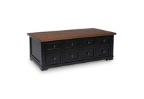 brown   black country living room tables   