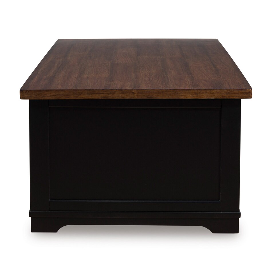brown   black country living room tables   