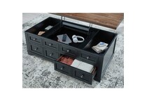 brown   black country living room tables   