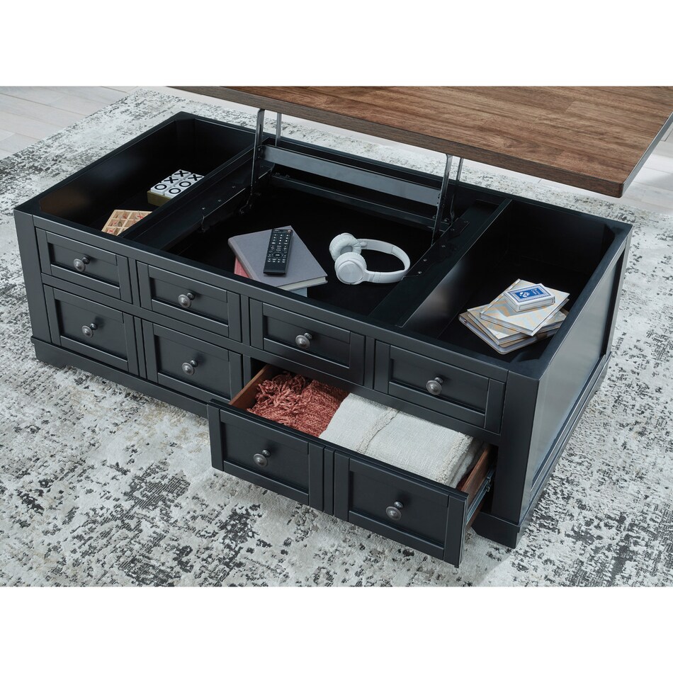 brown   black country living room tables   