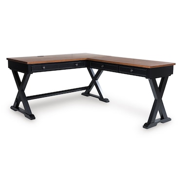 Riverside Office Desk With Return