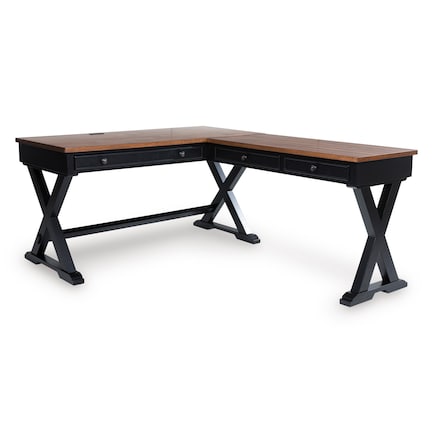Riverside Office Desk With Return
