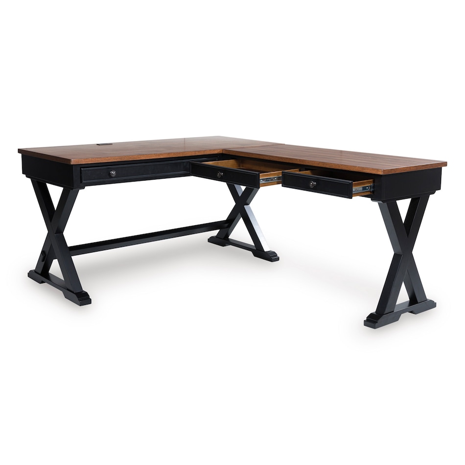 brown   black office furniture ahld  