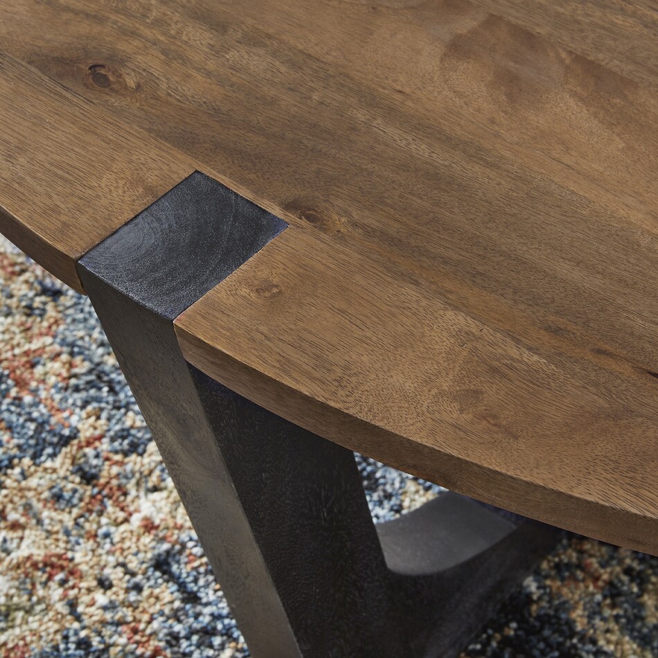 brown   black transitional casual tables   