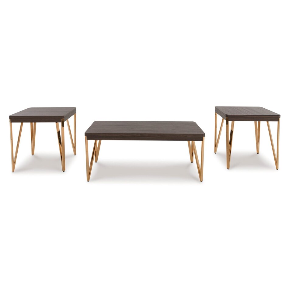 brown   champagne transitional casual tables   