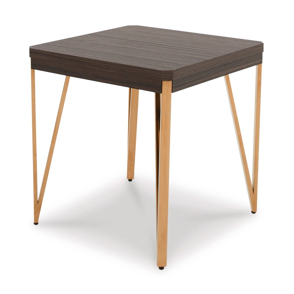 brown   champagne transitional casual tables   