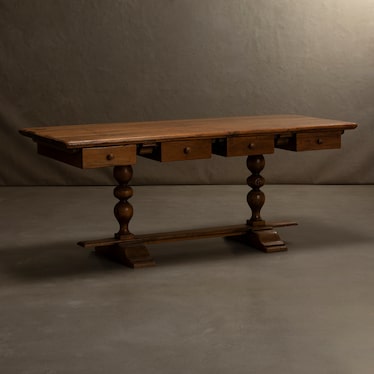 Antique Italian Tapestry Table
