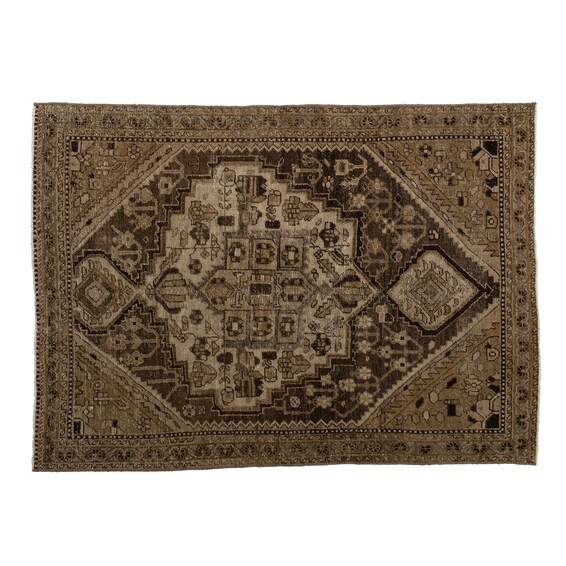 Antique 4x5 Afshar Handwoven Rug