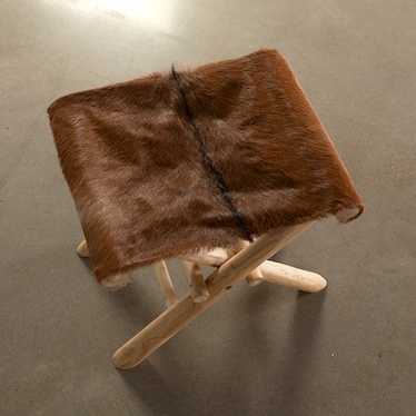 Brown Goal Stool