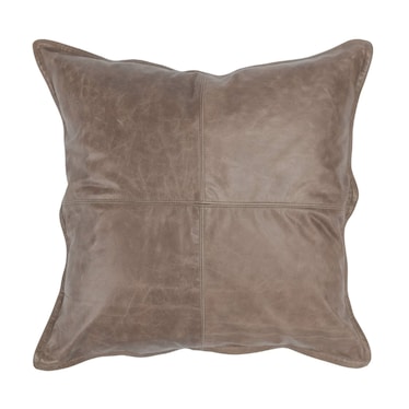 SLD Leather 22x22 Pillow