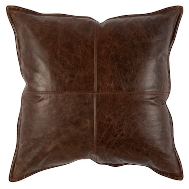 22" Jorah Leather Pillow