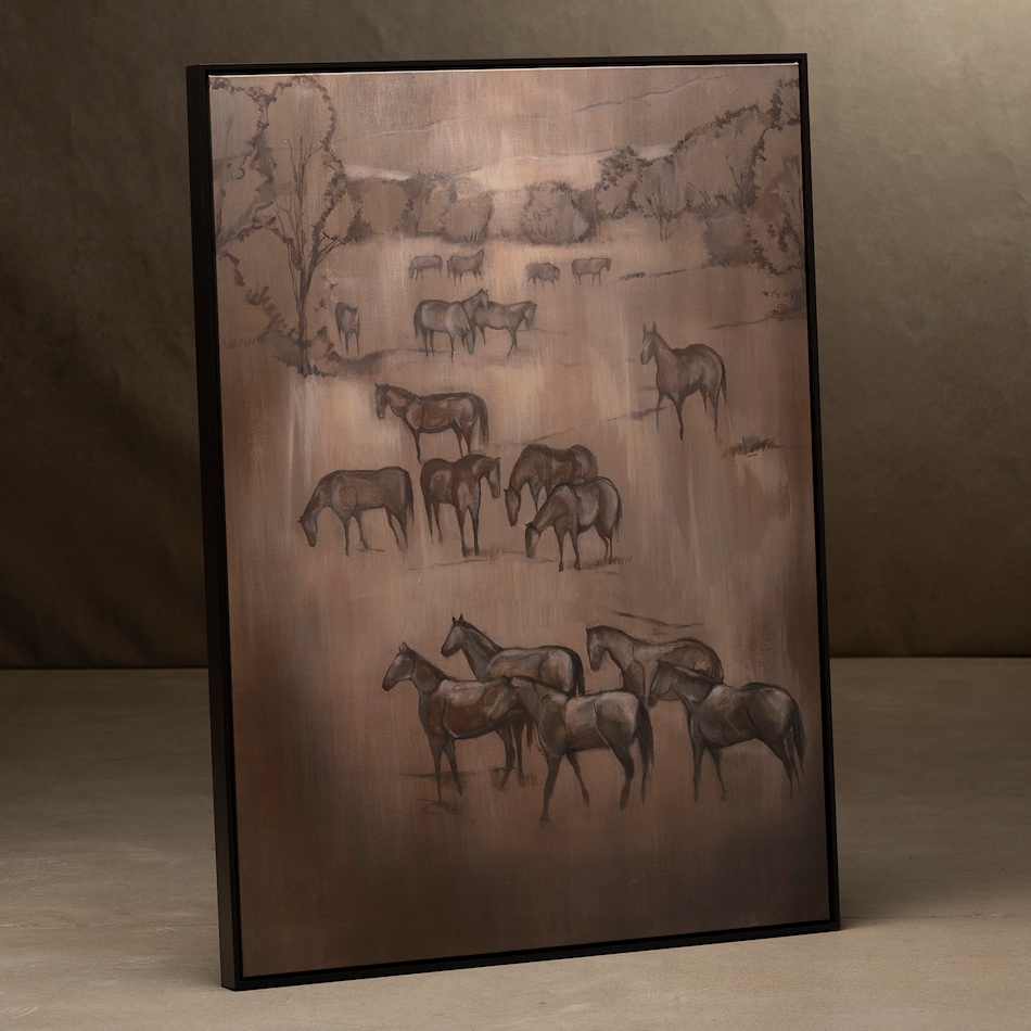 brown august haven wall art   