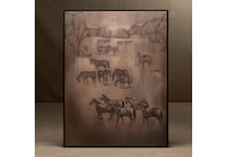 brown august haven wall art   