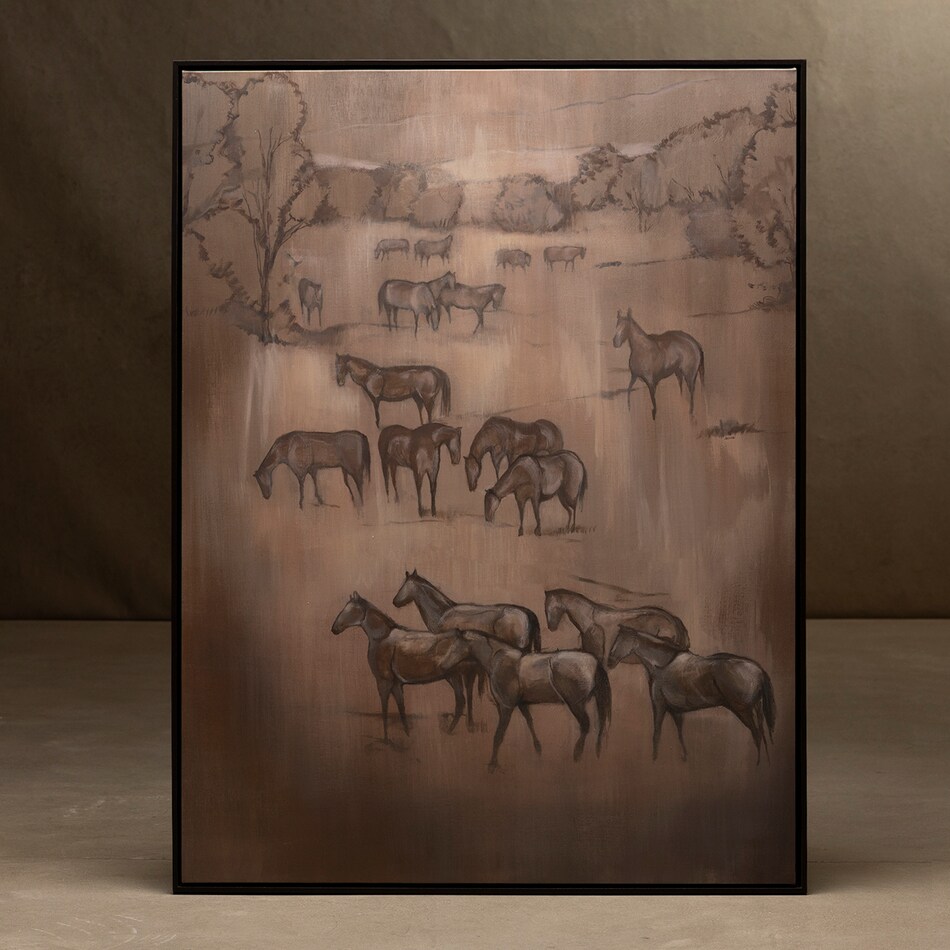 brown august haven wall art   