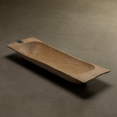 Antique Wooden Dough Bowl