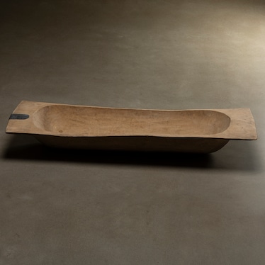 Antique Wooden Dough Bowl