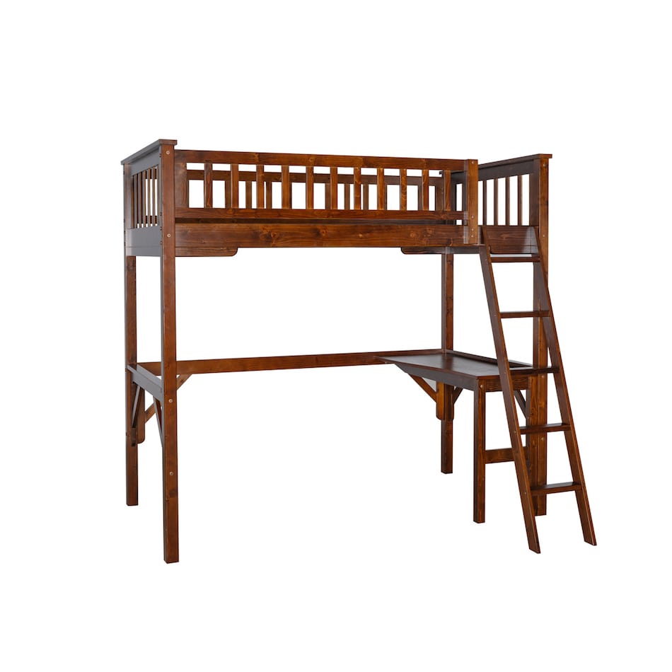 brown bunk beds   
