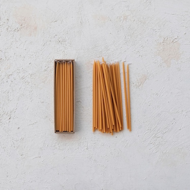 Unscented Thin Taper Candles