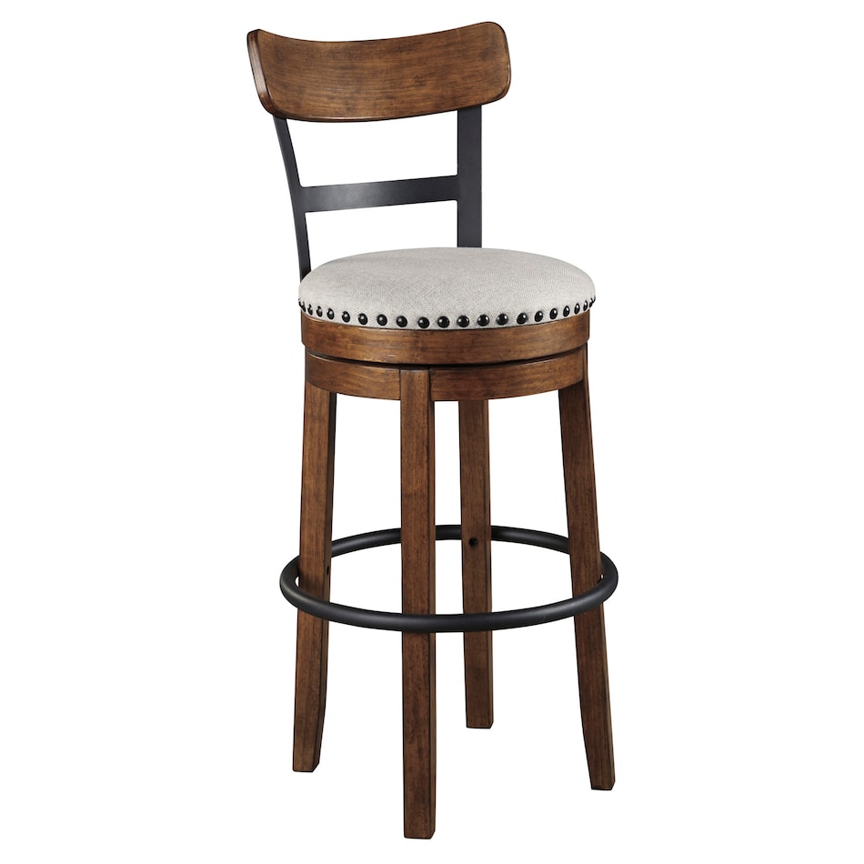 brown casual counter height stools   