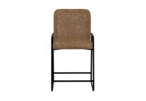 brown casual counter height stools   