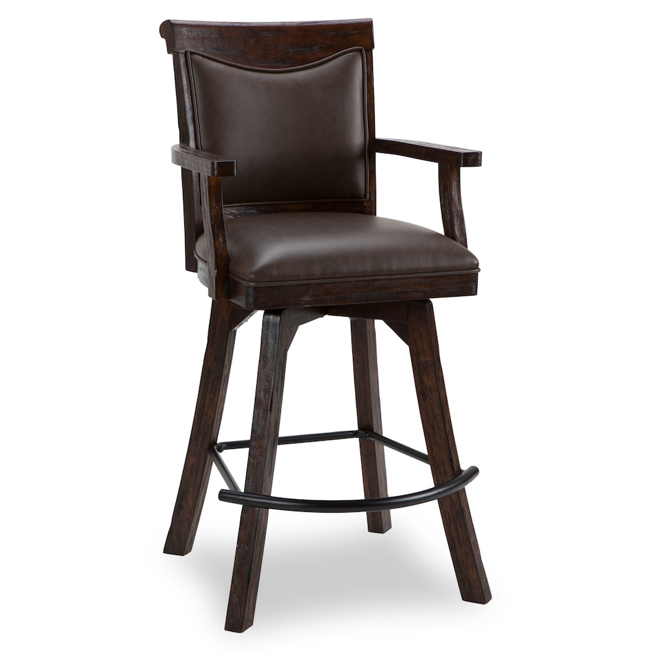 brown casual standard height   