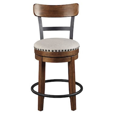 Cooper Brown Swivel Counter Stool