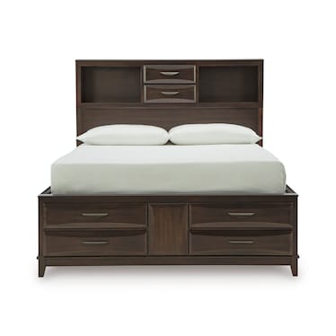 Kira Brown Storage Bed