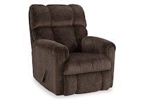 brown chaise rocker recliner   