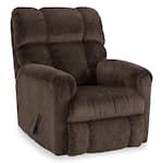 brown chaise rocker recliner   