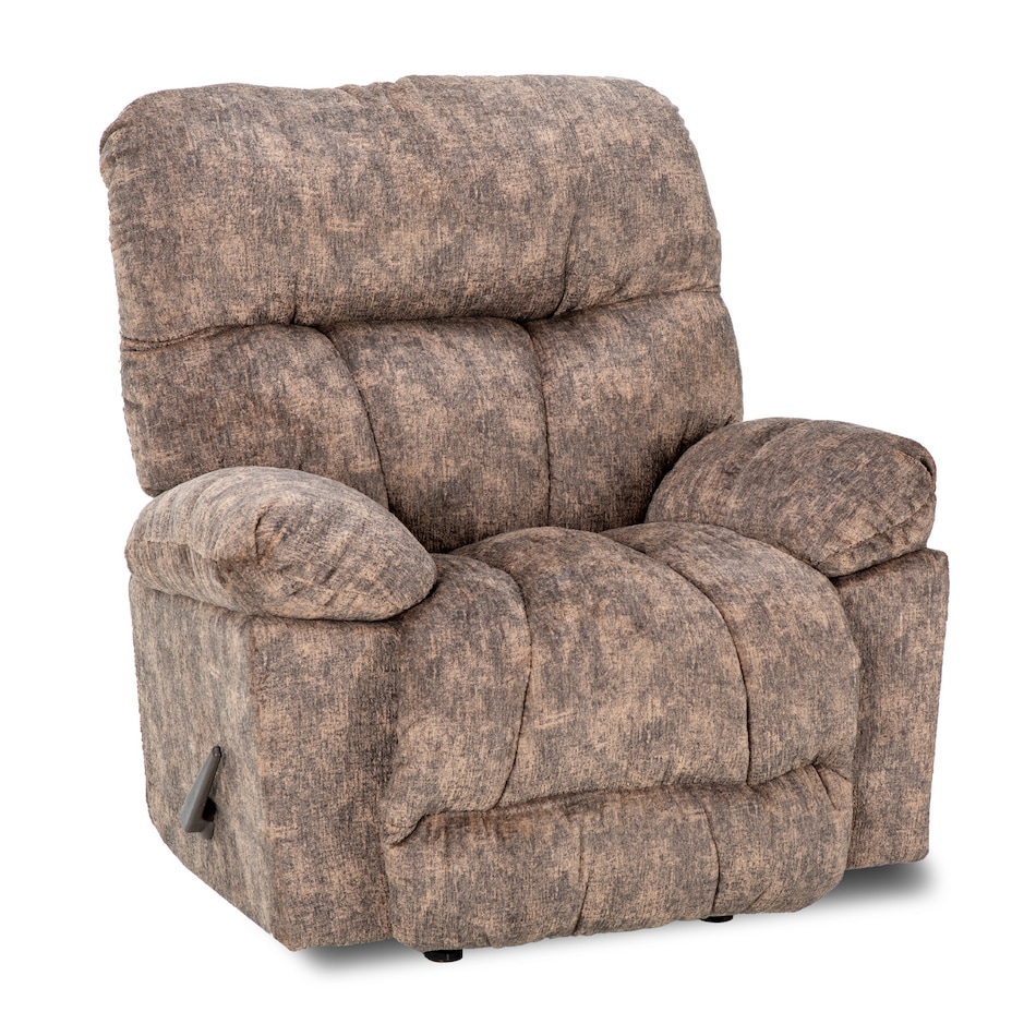 brown chaise rocker recliner   