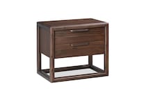 brown contemporary bedroom   