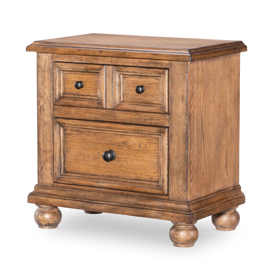 brown country bedroom   