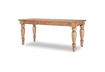 brown country formal dining room   