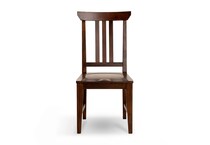 brown country formal dining room   