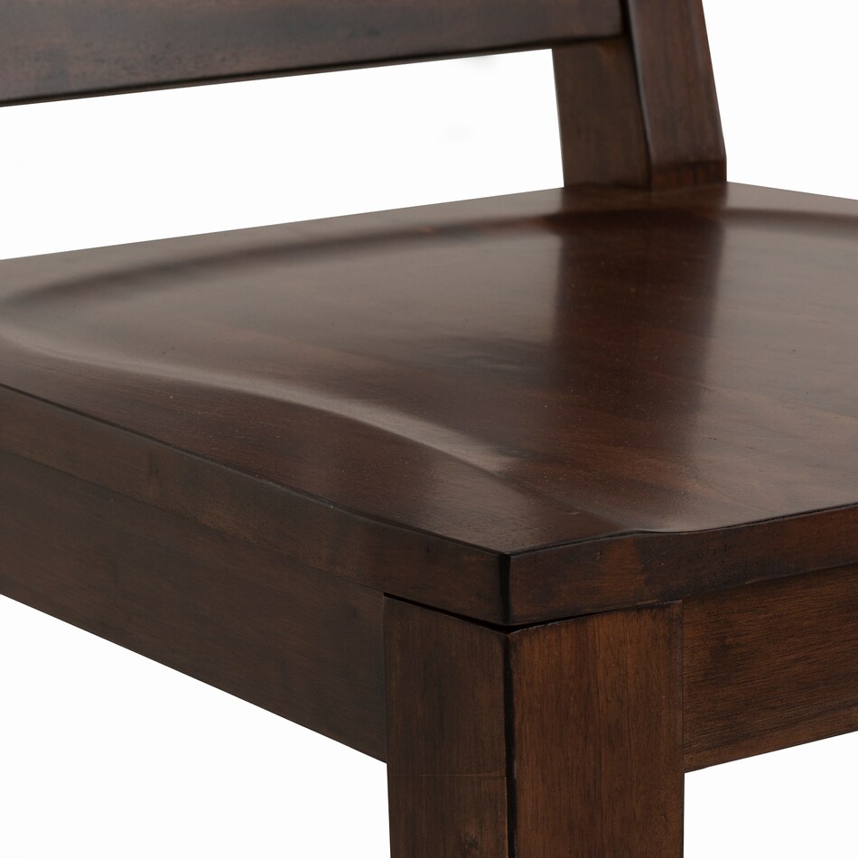 brown country formal dining room   