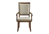 brown country formal dining room   