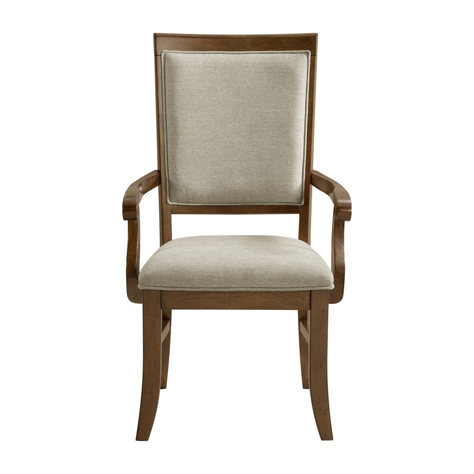 brown country formal dining room   