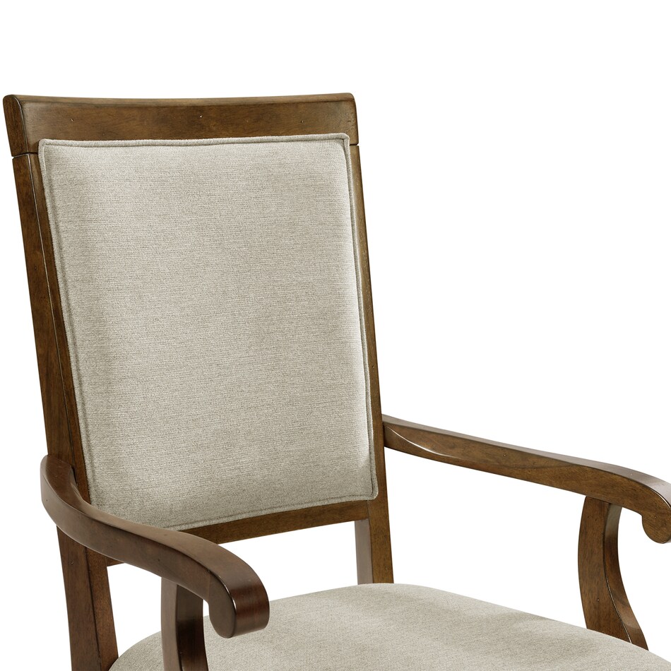 brown country formal dining room   