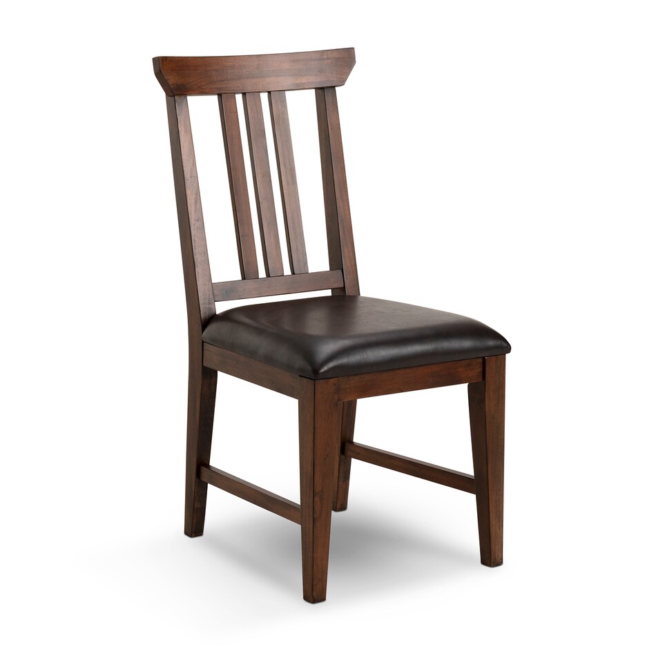 brown country formal dining room   