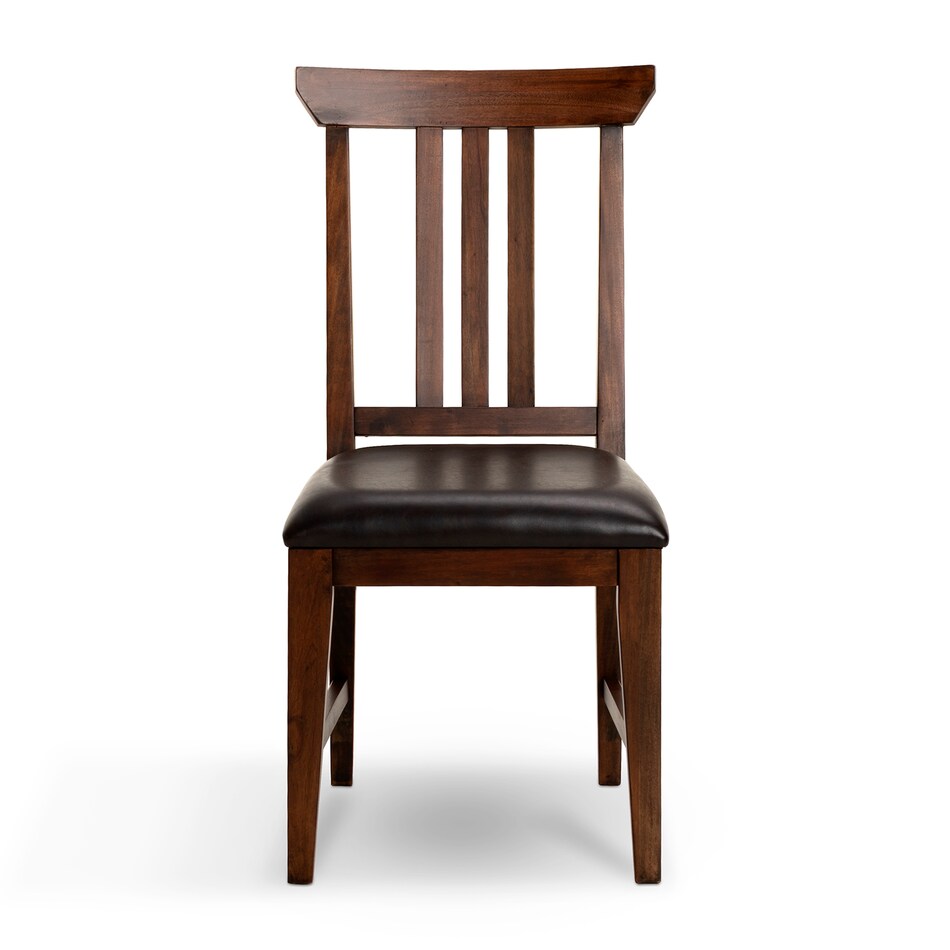 brown country formal dining room   