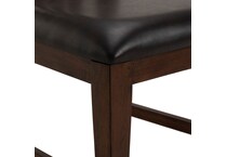 brown country formal dining room   