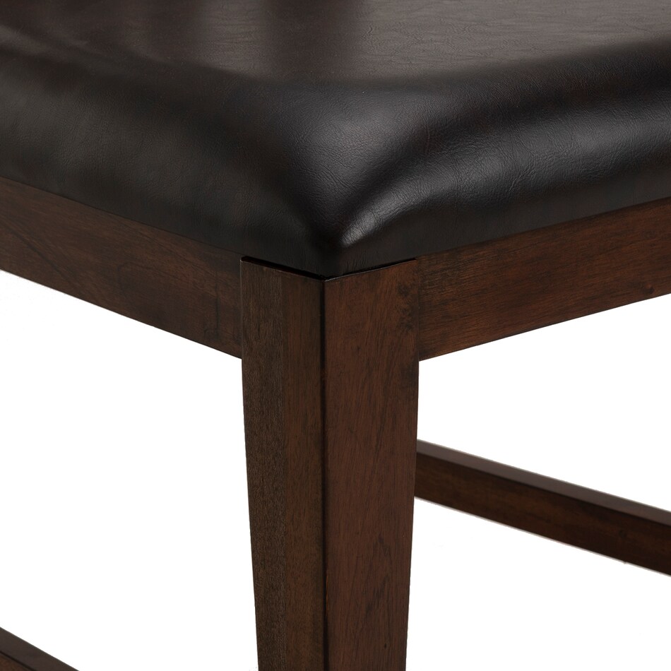 brown country formal dining room   