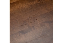 brown country formal dining room   